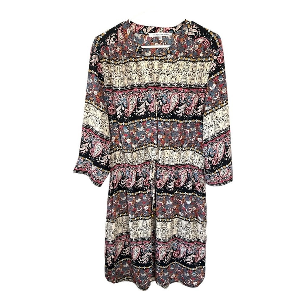Collective Concepts Multicolor Paisley Dress Size XL